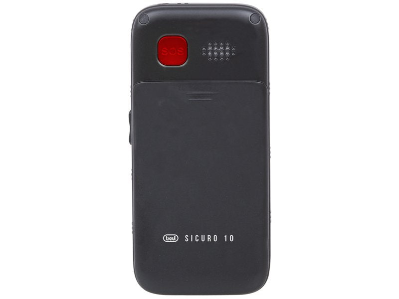EAN 8011000017488 - Trevi Sicuro 10 4,5 cm (1.77") Negro Teléfono para personas mayores imagen 2