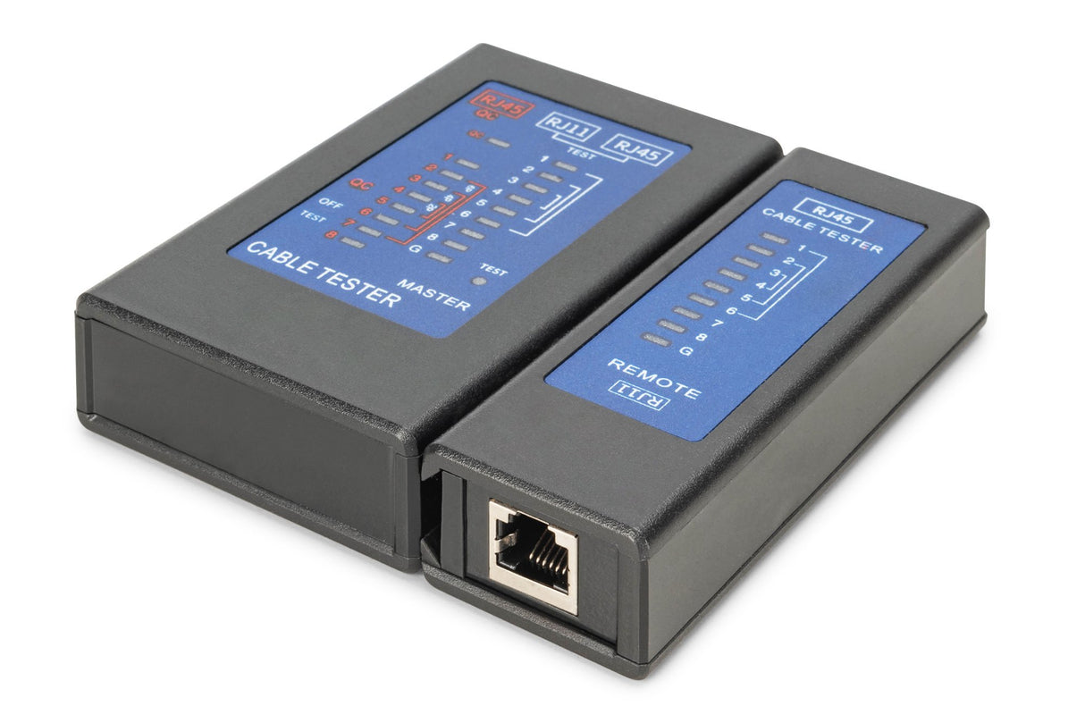 EAN 4016032498346 - Digitus DN-14001-2 comprobador de cables de red Comprobador de alimentación PoE Negro imagen 1