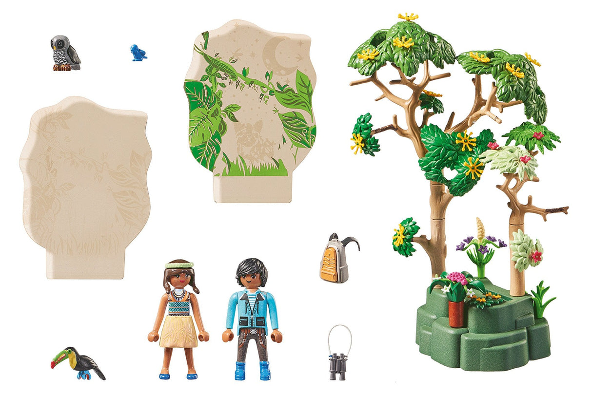 Playmobil 71009 Wiltopia - Nachtlicht Regenwald, Konstruktionsspielzeug 71009