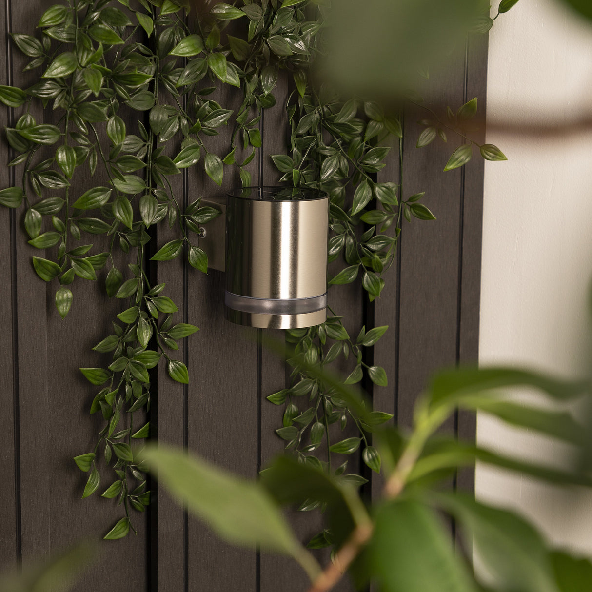 Ranex Luz Solar De Pared Led Plata