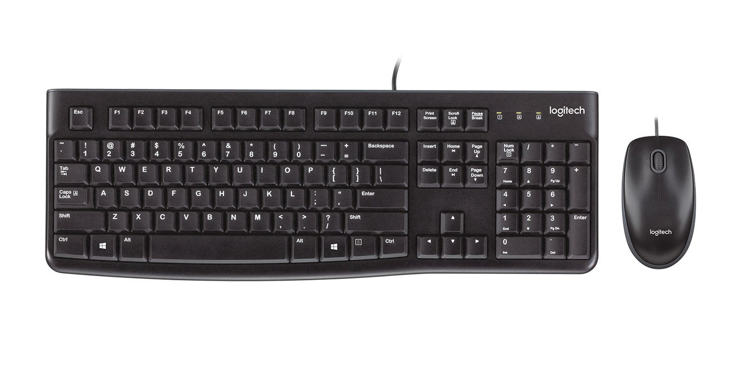 Teclado Aleman + Raton Logitech Mk120 Qwertz Negro 920-002540