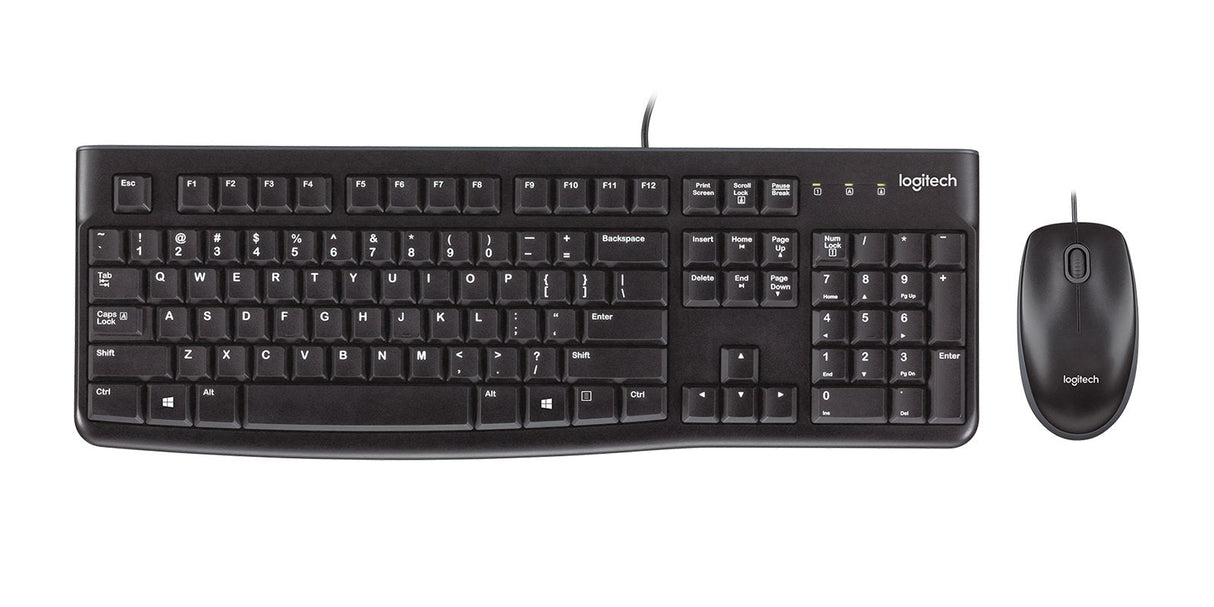 Teclado Italiano Logitech Desktop Mk120 Ratón Incluido Usb Qwerty Negro