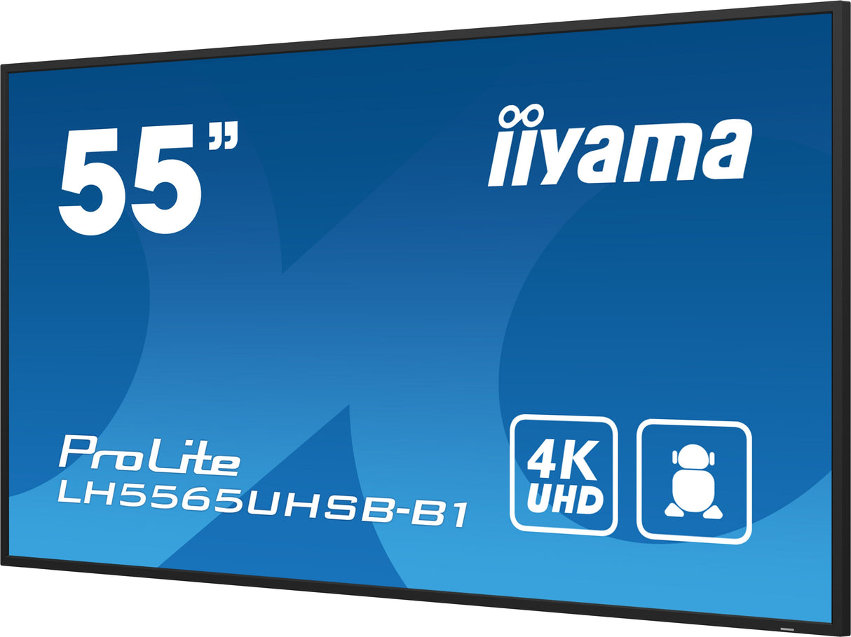 Iiyama Prolite Lh5565uhsb-B1 140 Cm (55") Klasse (139 Cm (54.6") Sichtbar) Lcd-Display Mit Led-Hintergrundbeleuchtung -