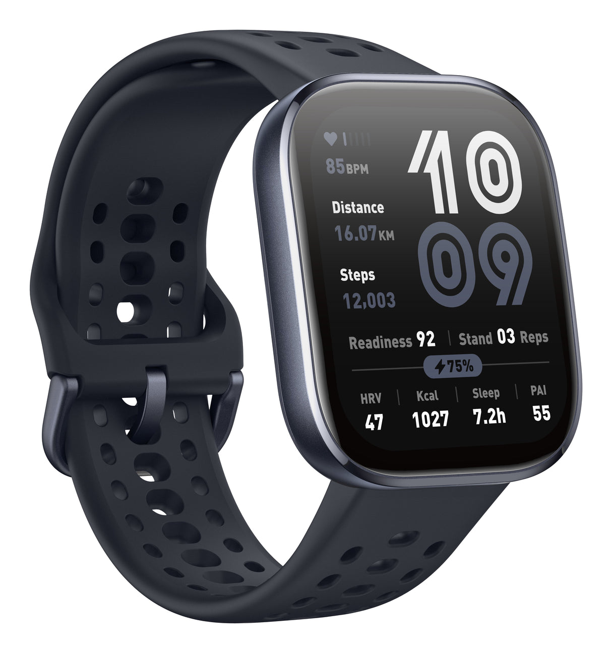 EAN 6970100377842 - Amazfit Bip 6 Black 5 cm (1.97") AMOLED Digital 390 x 450 Pixeles Pantalla táctil Negro GPS (satélite) imagen 3