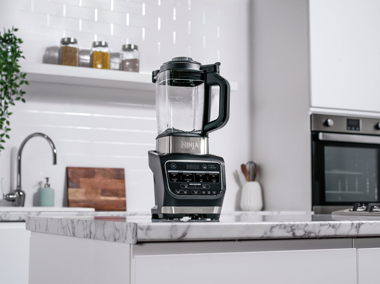 Licuadora Y Sopera Ninja Foodi Hb150eu Negra/Acero Inoxidable, 1000 Vatios, 1,7 Litros Hb150eu