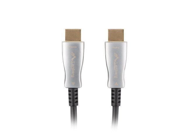EAN 5901969429855 - Lanberg CA-HDMI-20FB-0800-BK cable HDMI 80 m HDMI tipo A (Estándar) Negro, Plata imagen 1