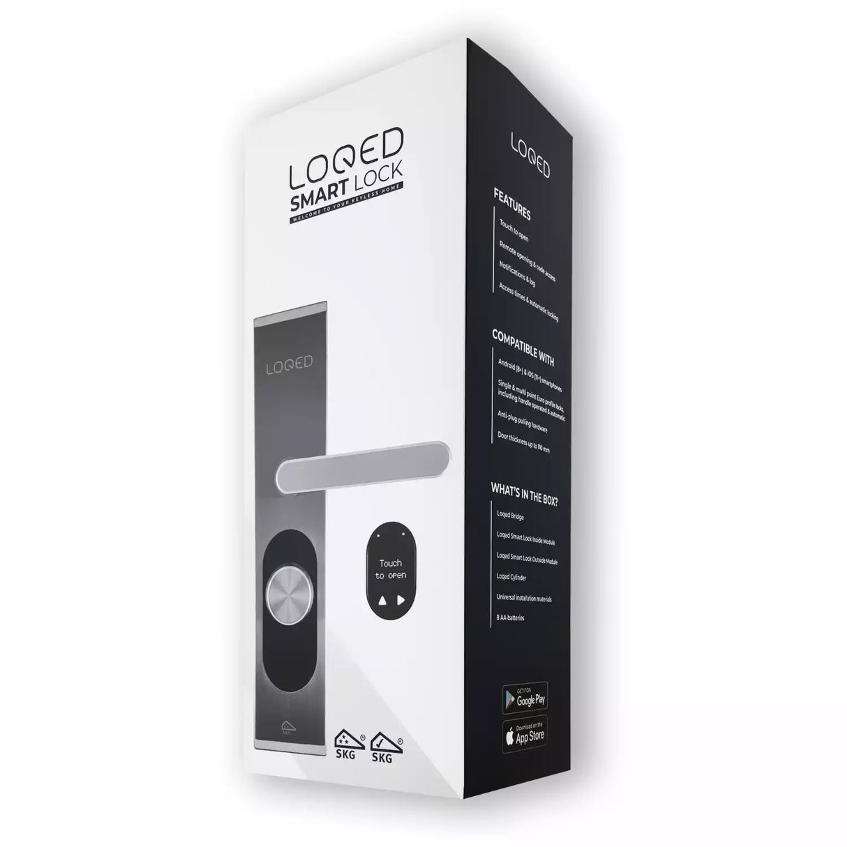 EAN 8719326820101 - LOQED Touch Cerradura de puerta inteligente imagen 2