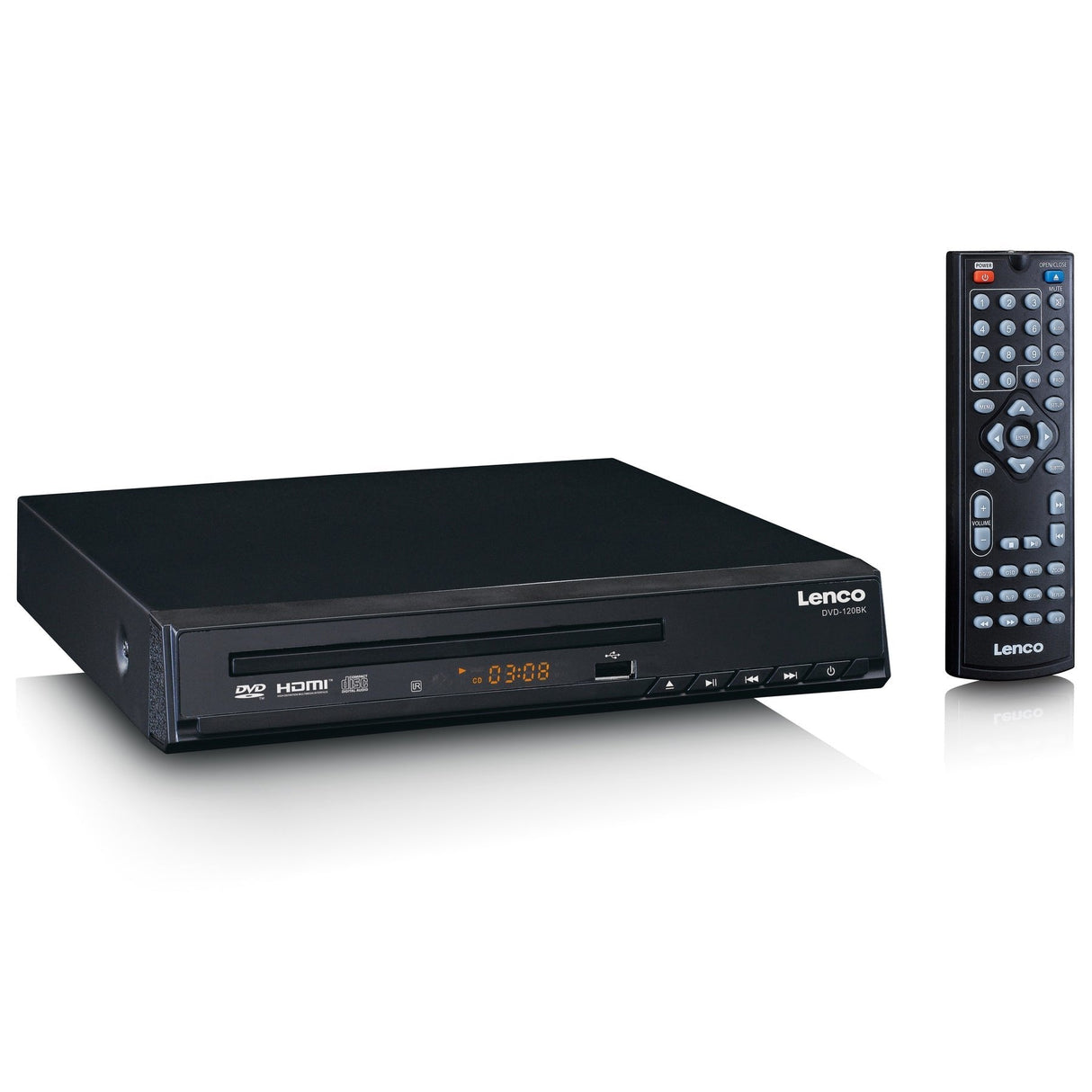 Lenco Dvd-120 Dvd-Player Hdmi/Usb Schwarz