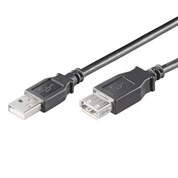 EAN 8056045877338 - Ewent EC1012 cable USB USB 2.0 1,8 m USB A Negro imagen 1