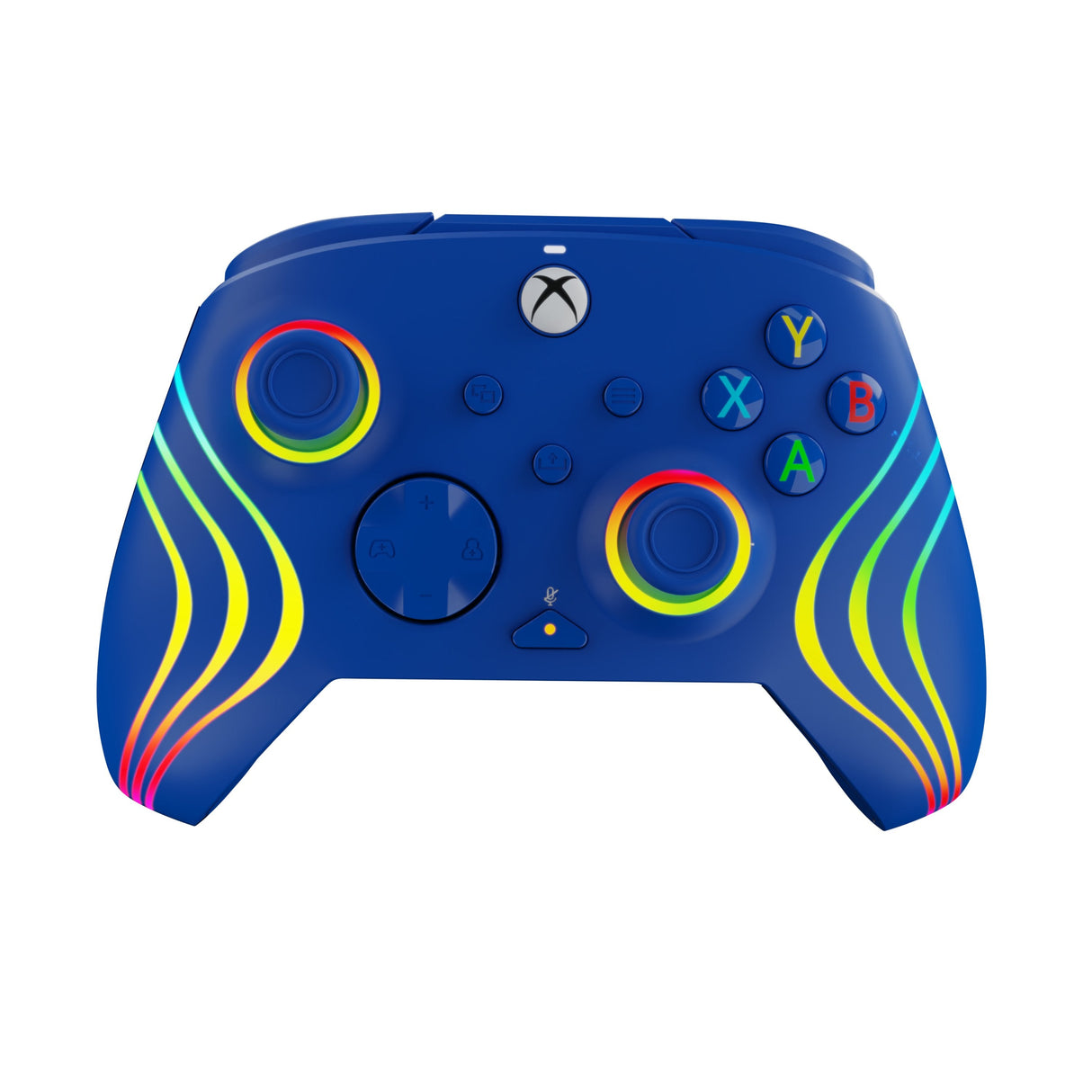 Mando Pdp Afterglow Wave Alámbrico, Gamepad (Azul, Para Xbox Y Pc)