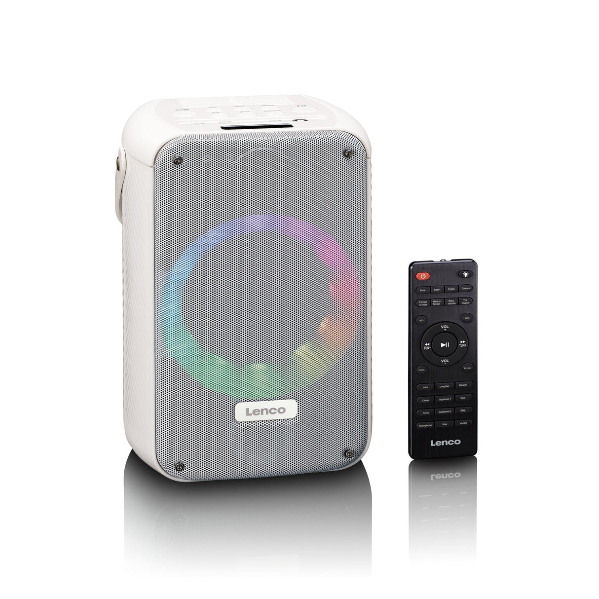 Lenco Btc-060wh Altavoz Blanco Inalámbrico Y Alámbrico 20 W