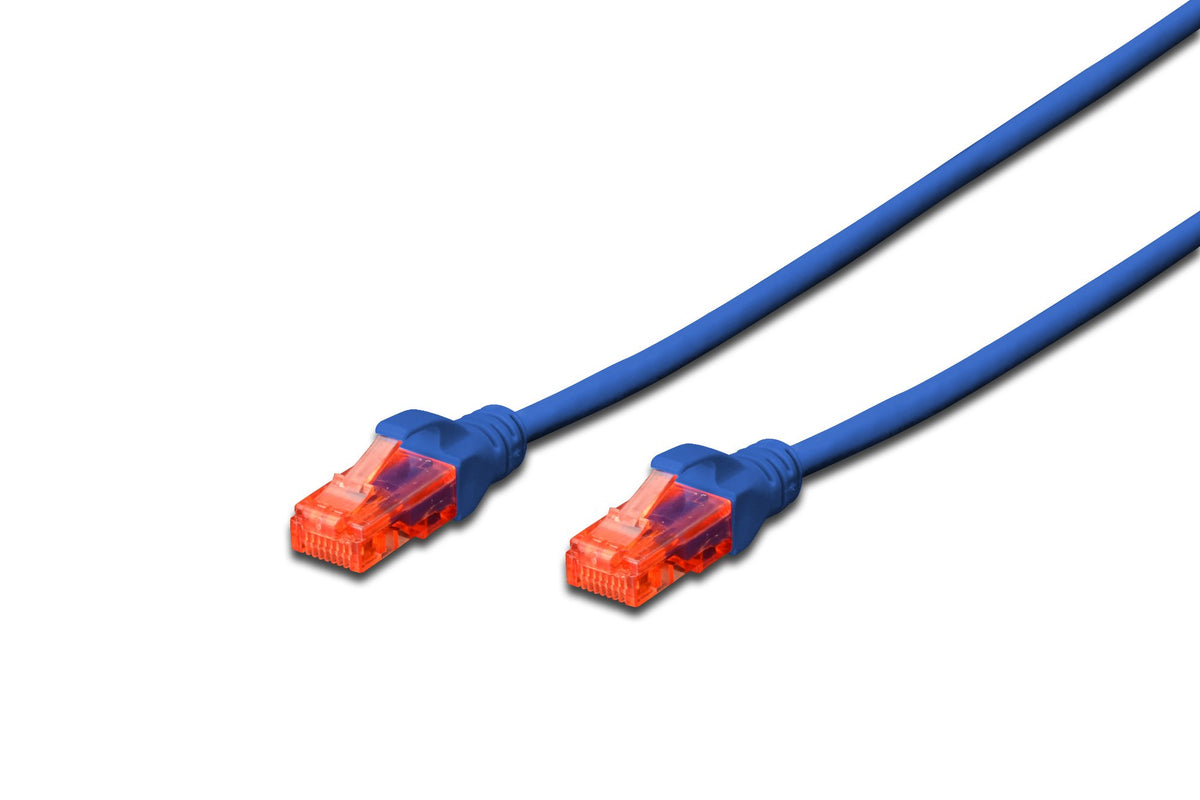 EAN 4016032387541 - Digitus DK-1617-0025/B cable de red Azul 0,25 m Cat6 U/UTP (UTP) imagen 1