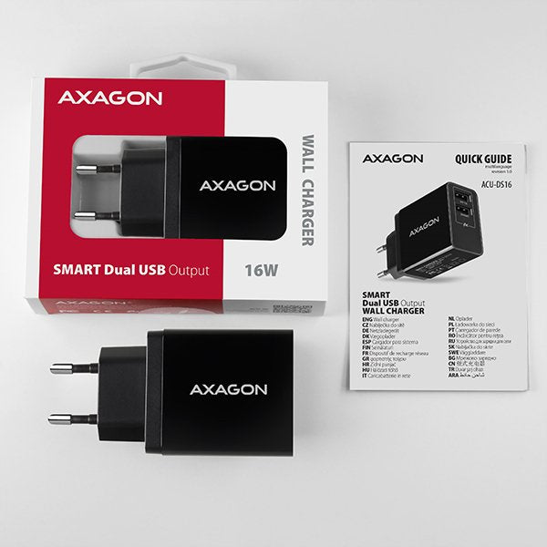 EAN 8595247905420 - Axagon ACU-DS16 cargador de dispositivo móvil Teléfono móvil, Batería portátil, Smartphone, Tableta, Univ imagen 8