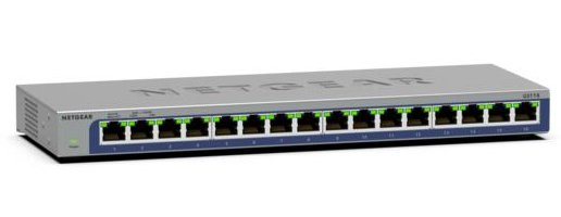 EAN 0606449164282 - NETGEAR GS116 No administrado L2 Gigabit Ethernet (10/100/1000) Negro imagen 3
