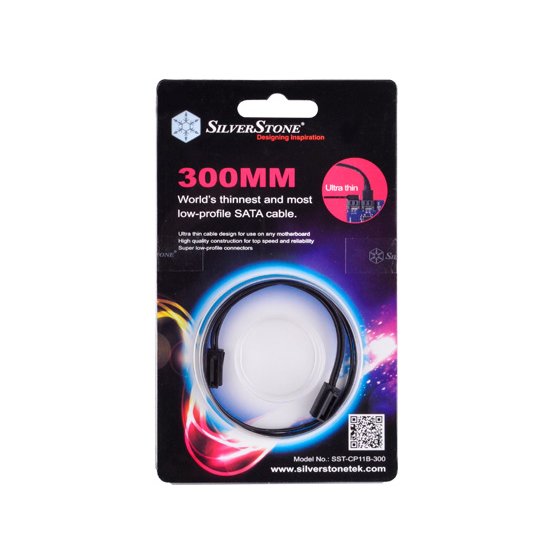 Silverstone Cp11 Cable De Sata 0,3 M Negro