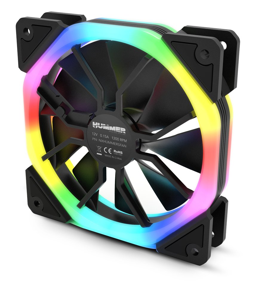 EAN 8436587970214 - NOX Hummer S-Fan Carcasa del ordenador Ventilador 12 cm Negro imagen 4