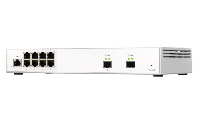 Switch Qnap Qsw-M2108-2s 10 Port 2x Sfp+10gbps , 8x Rj-45 2.5gbps