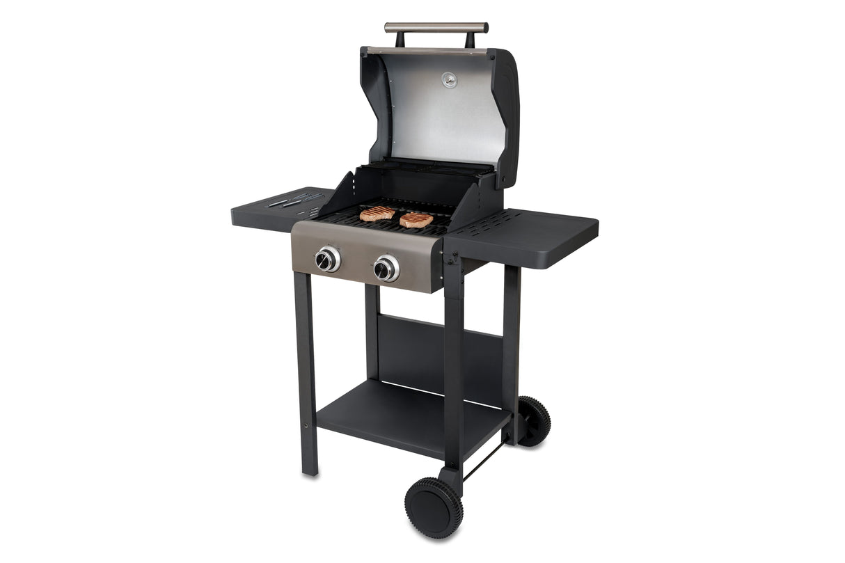 Unold Bbq Grillwagen Buddy (Negro, 2.600 Watt) 58595