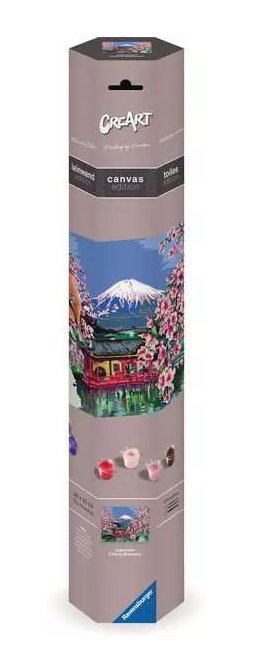 Edición De Lienzo De Ravensburger Creart - Blossom De Cereza Japonés, Pintura 23914