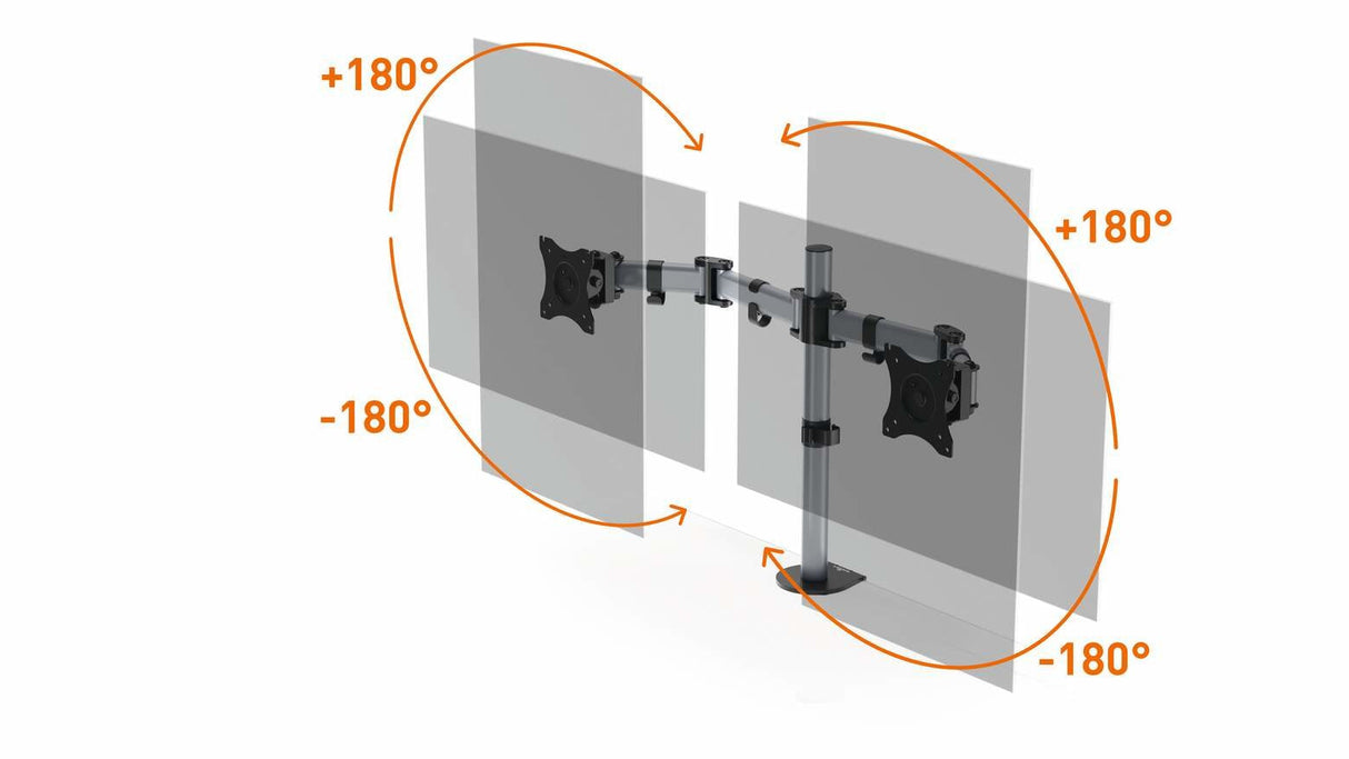 Durable 509523 Soporte Para Monitor 68,6 Cm (27") Plata Pared