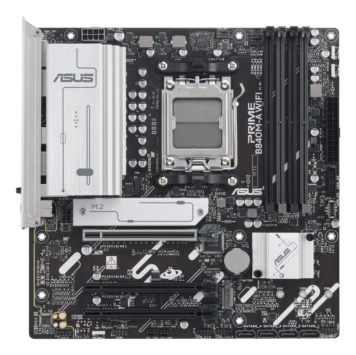 Placa Base Asus Prime B840 M-A Wifi Pci-E 16x Gen4, M.2 Gen4