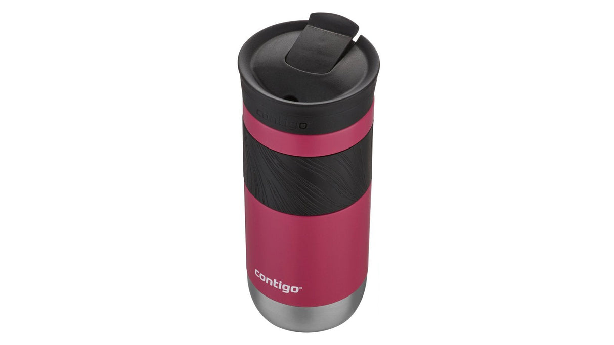 Botella Contigo Byron 2.0 Snapseal 470 Ml Negro, Rojo