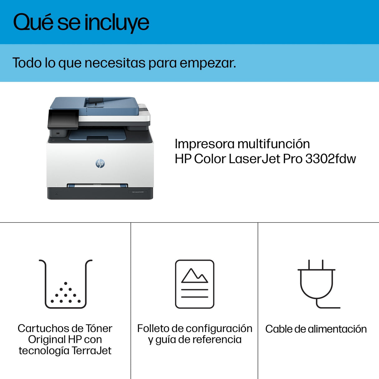 EAN 0196786388736 - HP Color LaserJet Pro MFP 3302fdw Laser A4 600 x 600 DPI 25 ppm Wifi imagen 8