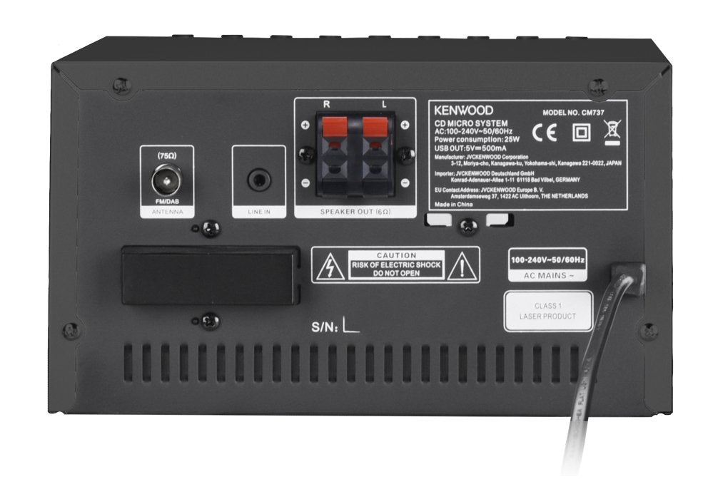 Kenwood M-7000s Smart Micro Hifi-Symem Mit Dab+, Wifi, Internetradio Negro