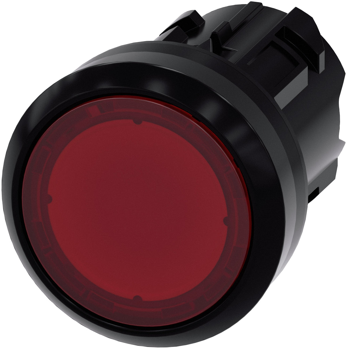 Siemens 3su10010ab200aa0 Pulsador Iluminado 22mm Redondo Rojo Druckknopf