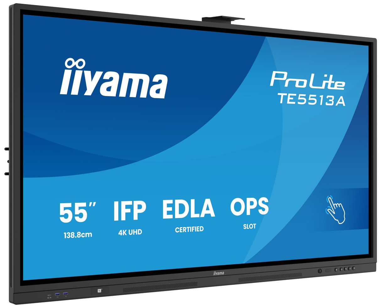 Iiyama Te7513a-B1ag Pantalla De Señalización Panel Plano Interactivo 190,5 Cm (75") Wifi 450 Cd / M² 4k Ultra Hd Negro Pantalla Táctil Procesador Incorporado Android 18/7
