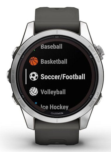 Garmin 7s Pro Solar Edition Silver Gray Smartwatch 42mm