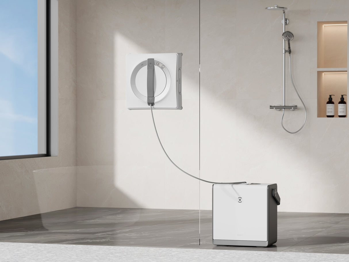 Robot Limpiacristales Ecovacs Winbot W2, Aspirador De Ventanas Blanco, 96 Vatios W2pro