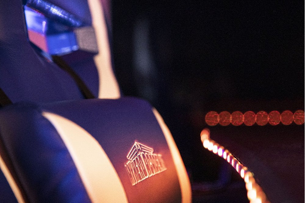 Silla Gamer Konix Mha Gran Comodidad Y Ergonomia Inclinacion Hasta 15º Color Azul Y Blanco Kon Chair Mha