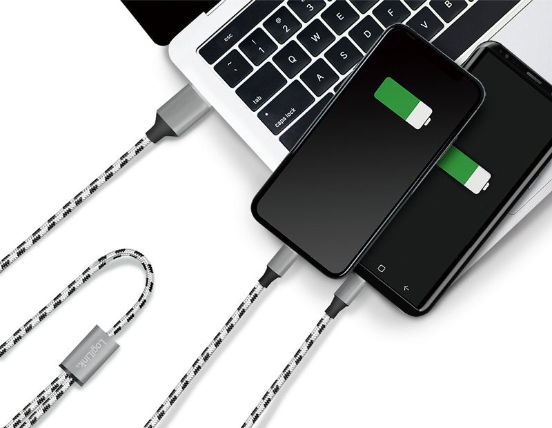 EAN 4052792071764 - LogiLink CU0202 cable USB USB 2.0 1,2 m USB A USB C/Micro-USB A Gris imagen 5