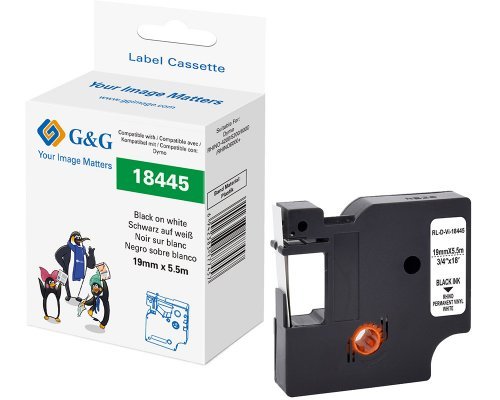 G&G Cinta Para Etiquetadora Compatible Con Dymo Rhino18445