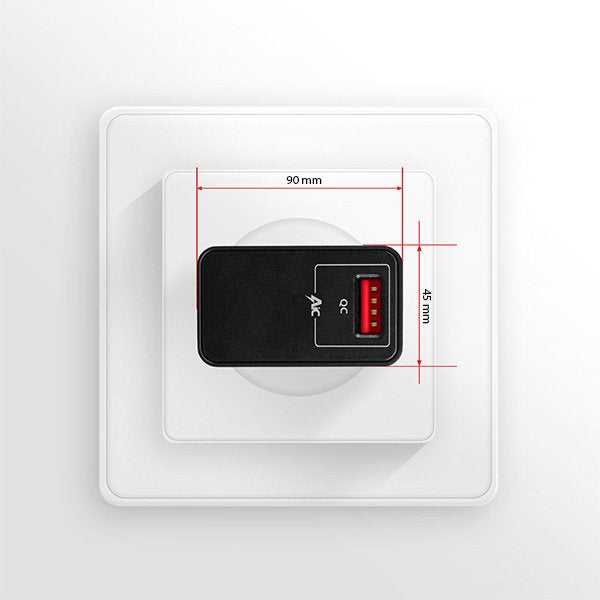 Axagon Wall Charger 1x Qc3/Afc/Fcp/Smart. 19w