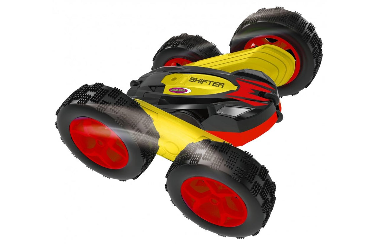 Jamara Shifter Stuntcar Modelo Controlado Por Radio Coche De Acrobacias Motor Eléctrico, Radiocontrol Rojo/Amarillo, Coche De Acrobacias, 6 Año(S), 340 G