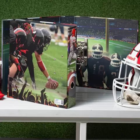 Carpeta Herma A4 Cartón Fútbol Americano