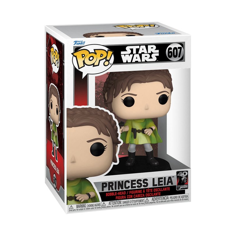 Funko Pop Star Wars Retorno Del Jedi 40 Aniversario Princesa Leia 70747