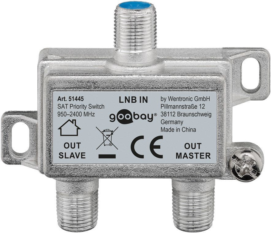 Sat Priority Switch - Distributes 1 Lnb To 2 Sat Receivers
