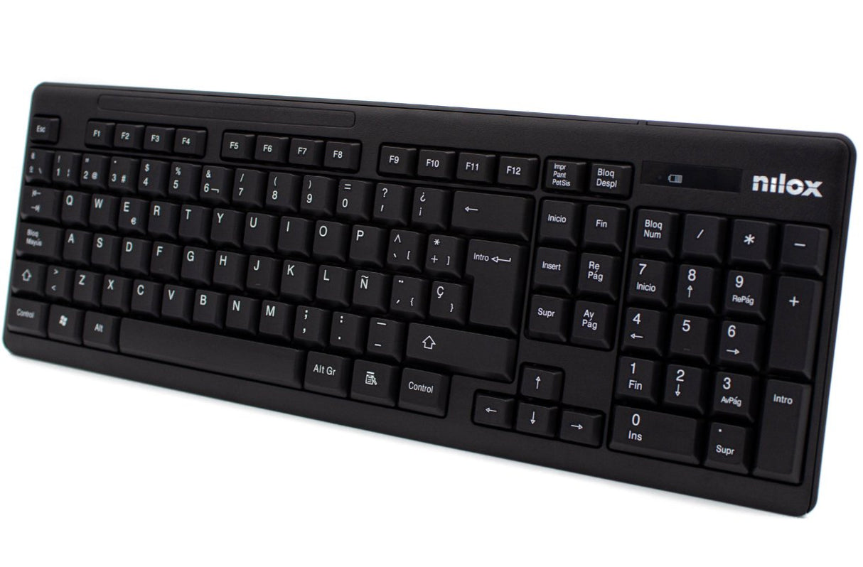 EAN 8436556146152 - Nilox NXKMWE0001 teclado Ratón incluido Universal RF inalámbrico QWERTY Español Negro imagen 5