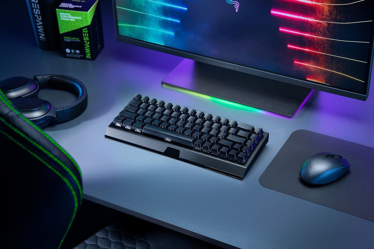 EAN 8886419347743 - Razer BlackWidow V3 Mini HyperSpeed teclado Juego USB + RF Wireless + Bluetooth QWERTY Inglés de EE. UU. imagen 4