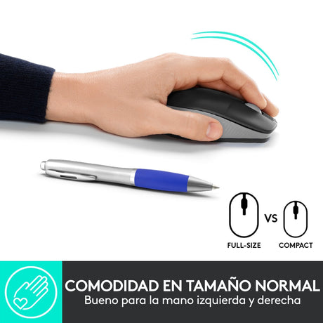 EAN 5099206091832 - Logitech 910-005906 ratón Oficina Ambidextro RF inalámbrico Óptico 1000 DPI imagen 9