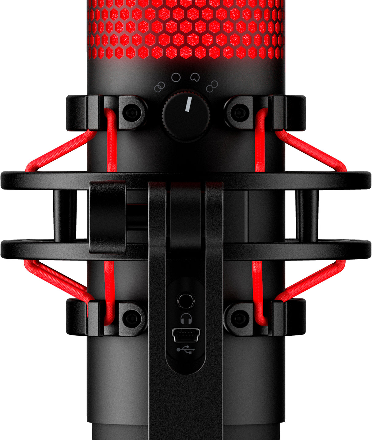 EAN 0196188049471 - HyperX QuadCast - USB Microphone (Black-Red) - Red Lighting Micrófono para PC imagen 7