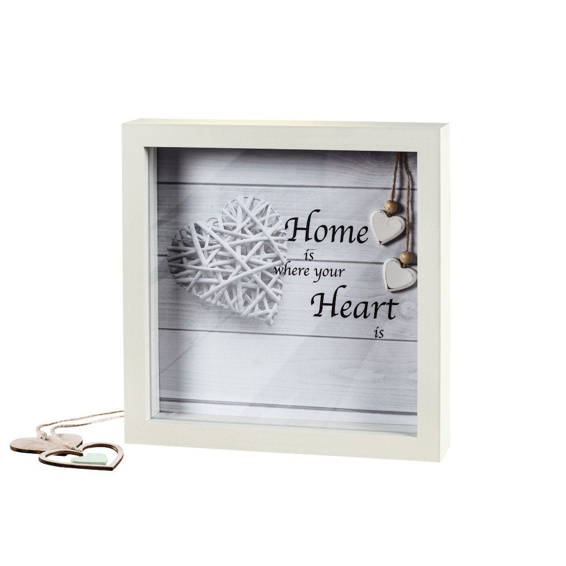 Hama Scala 3d Blanco 23x23 Retrato Madera Passepartout 59777