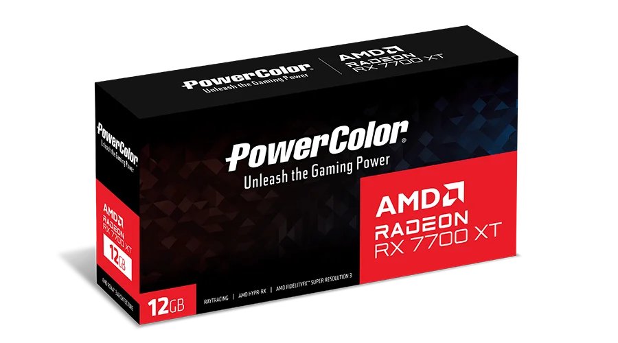 Powercolor Amd Radeon Rx 7700 Xt 12gb Gddr6 Rx7700xt 12g-P