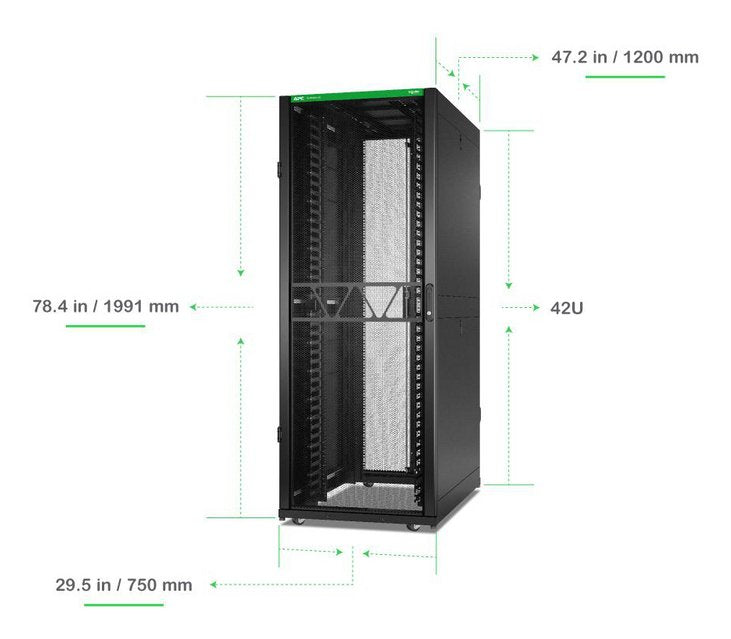 EAN 731304753391 - APC AR3340B2 armario rack 52U Blanco imagen 6
