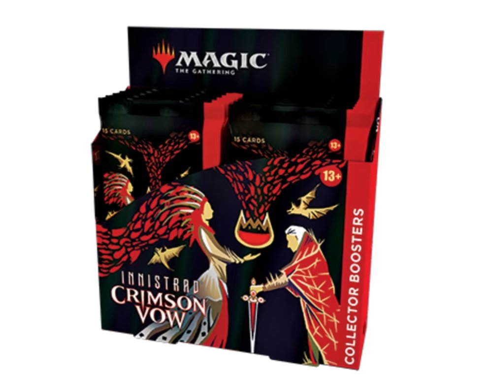 Wizard Of The Coast Collector Booster Display (12 Mazos) Innistrad Crimson Vow Cartas Magic Ingles 99461