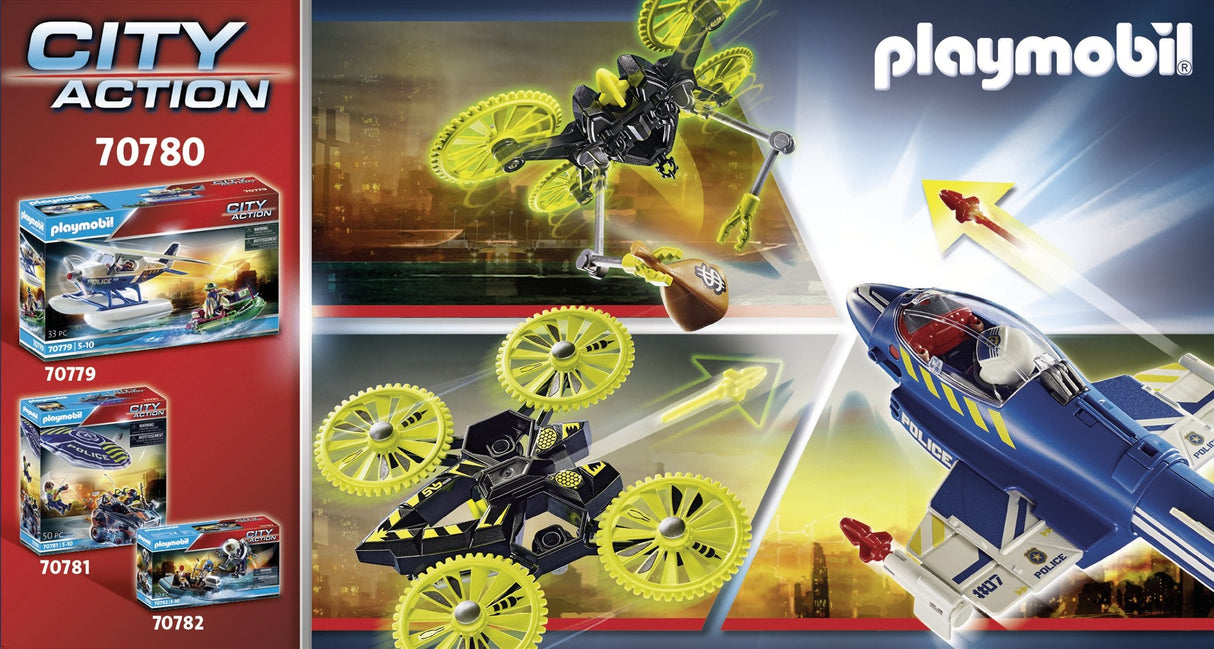 Playmobil 70780 Policia Avion : Persecucion Dron