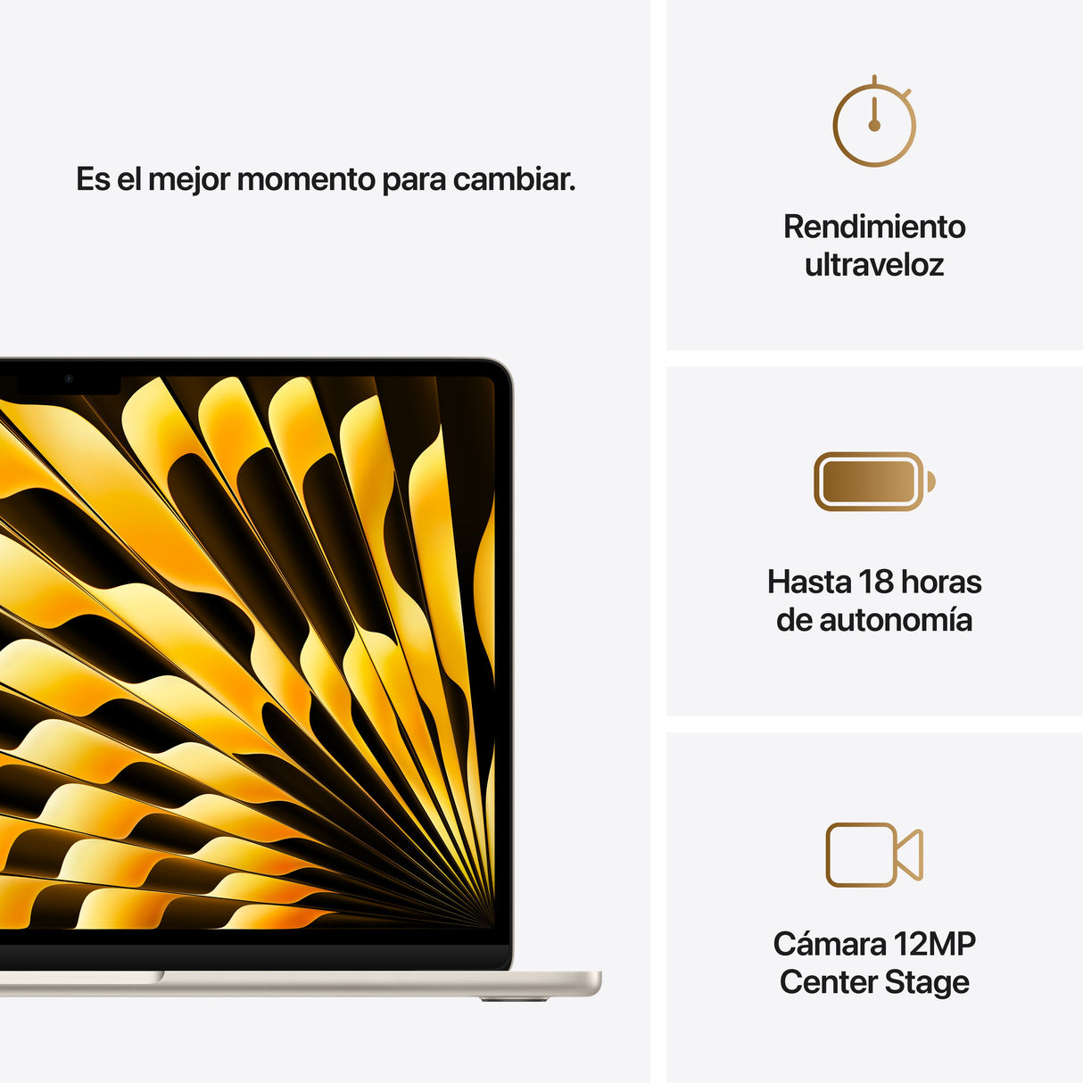 EAN 0195949889479 - Apple MacBook Air Apple M M4 Portátil 34,5 cm (13.6") 24 GB 512 GB SSD Wi-Fi 6E (802.11ax) macOS Sequoia imagen 10